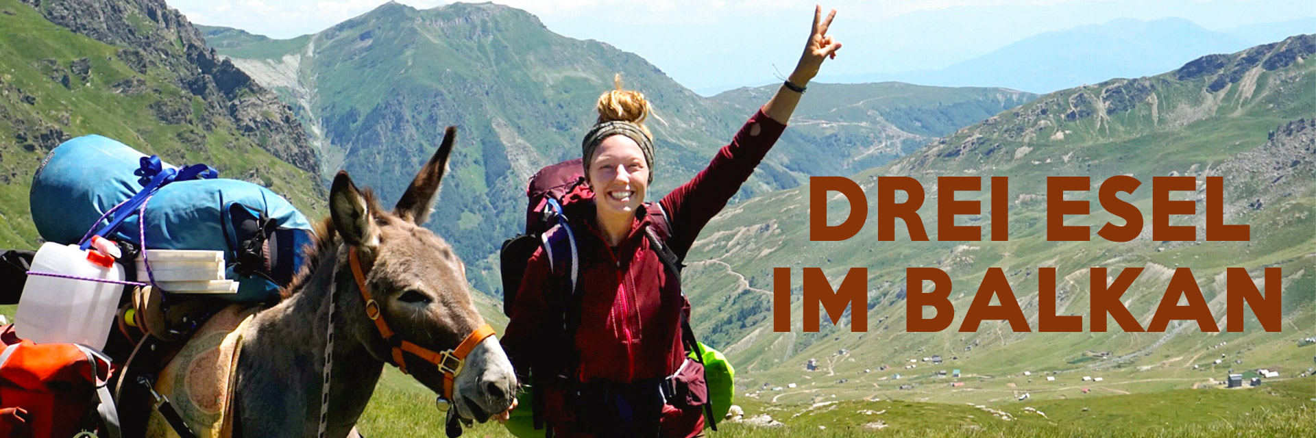 Drei Esel im Balkan
